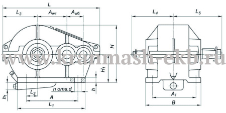 Редуктор Ц2 1000