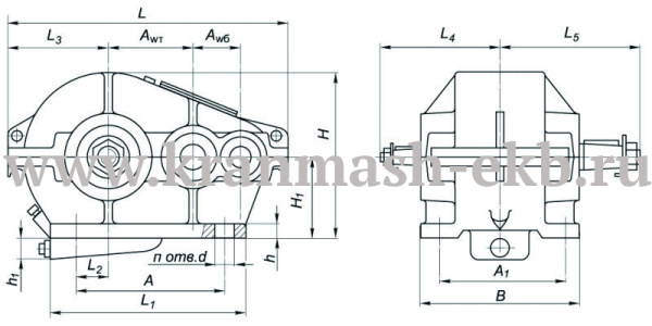 Редуктор Ц2 400 Редуктор Ц2 400