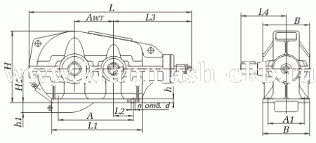 Редуктор КЦ1 500